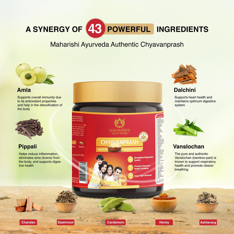 Authentic Chyavanprash – Effective for Building immunity - Maharishi Ayurveda India